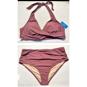 CUPSHE pink two piece bikini size 2XL